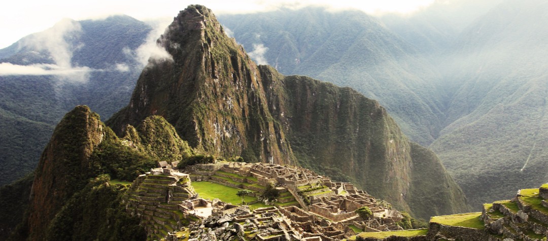 The Inca Trail In The Peruvian Andes