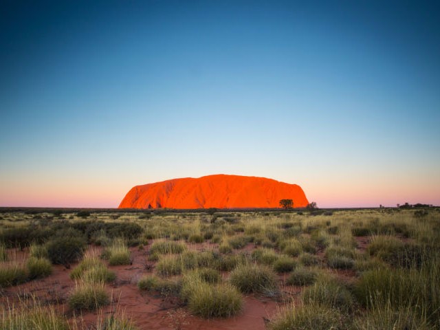 Watch the sunset over Uluru (Ayers Rock)