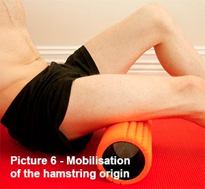 Mobilisation of the hamstring origin Mobilisation of the hamstring origin