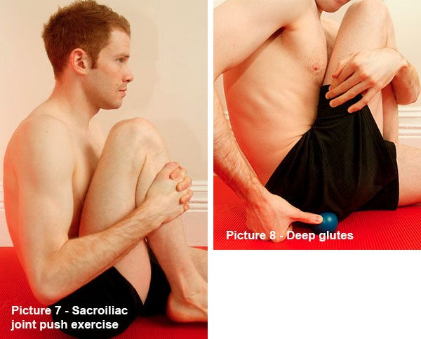 Sacroiliac joint push exercise and Deep glutes Sacroiliac joint push exercise and Deep glutes